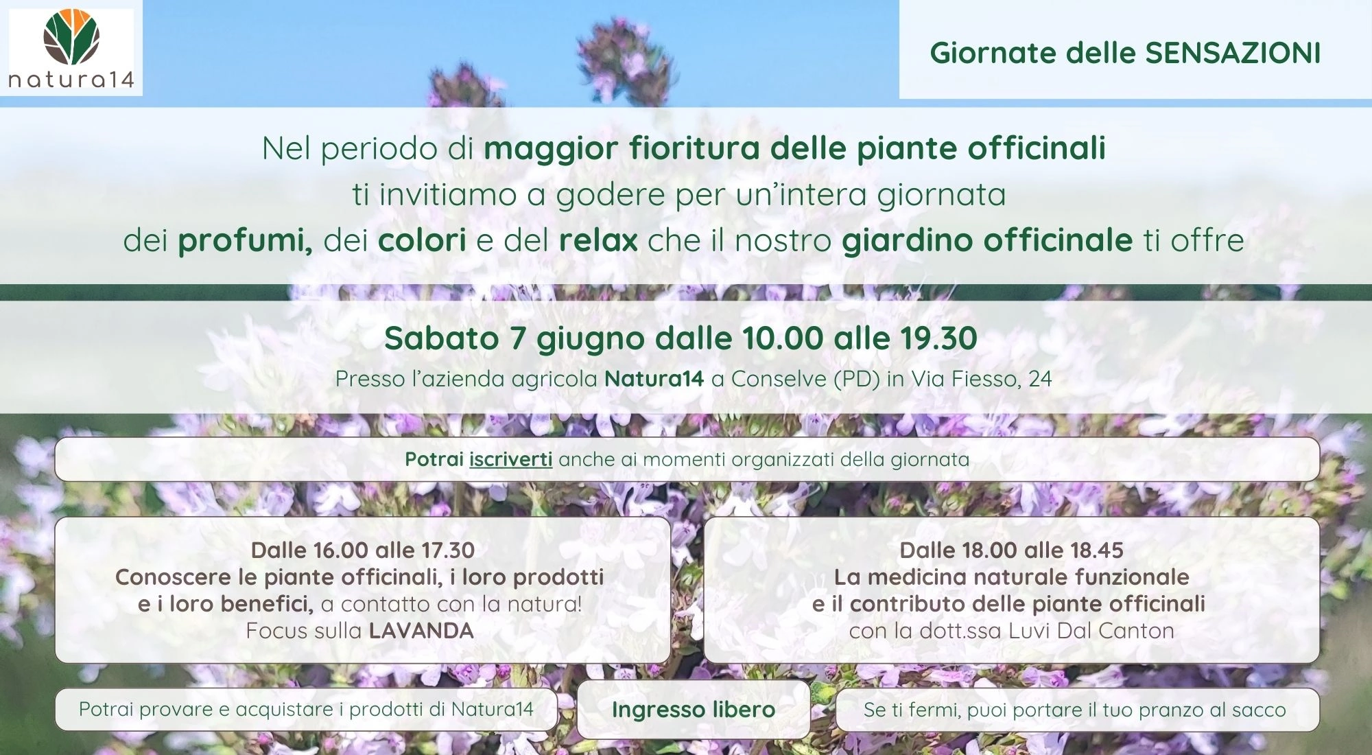 Giornate delle sensazioni – 7 giugno 2025