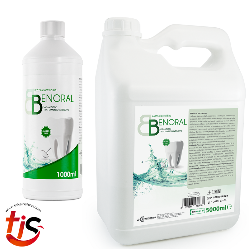 Collutorio Intensivo BENORAL 0.20 Clorexidina 0,2% Antiplacca