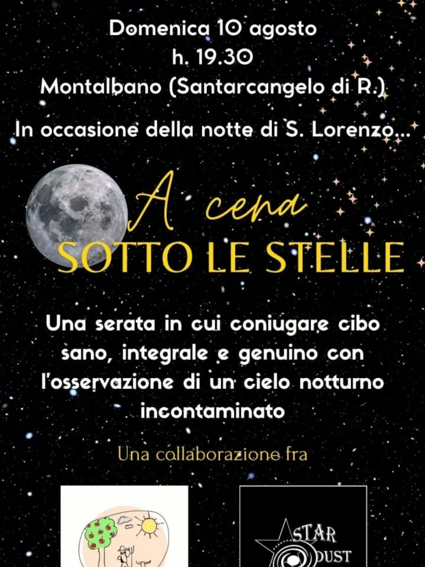 A cena sotto le Stelle