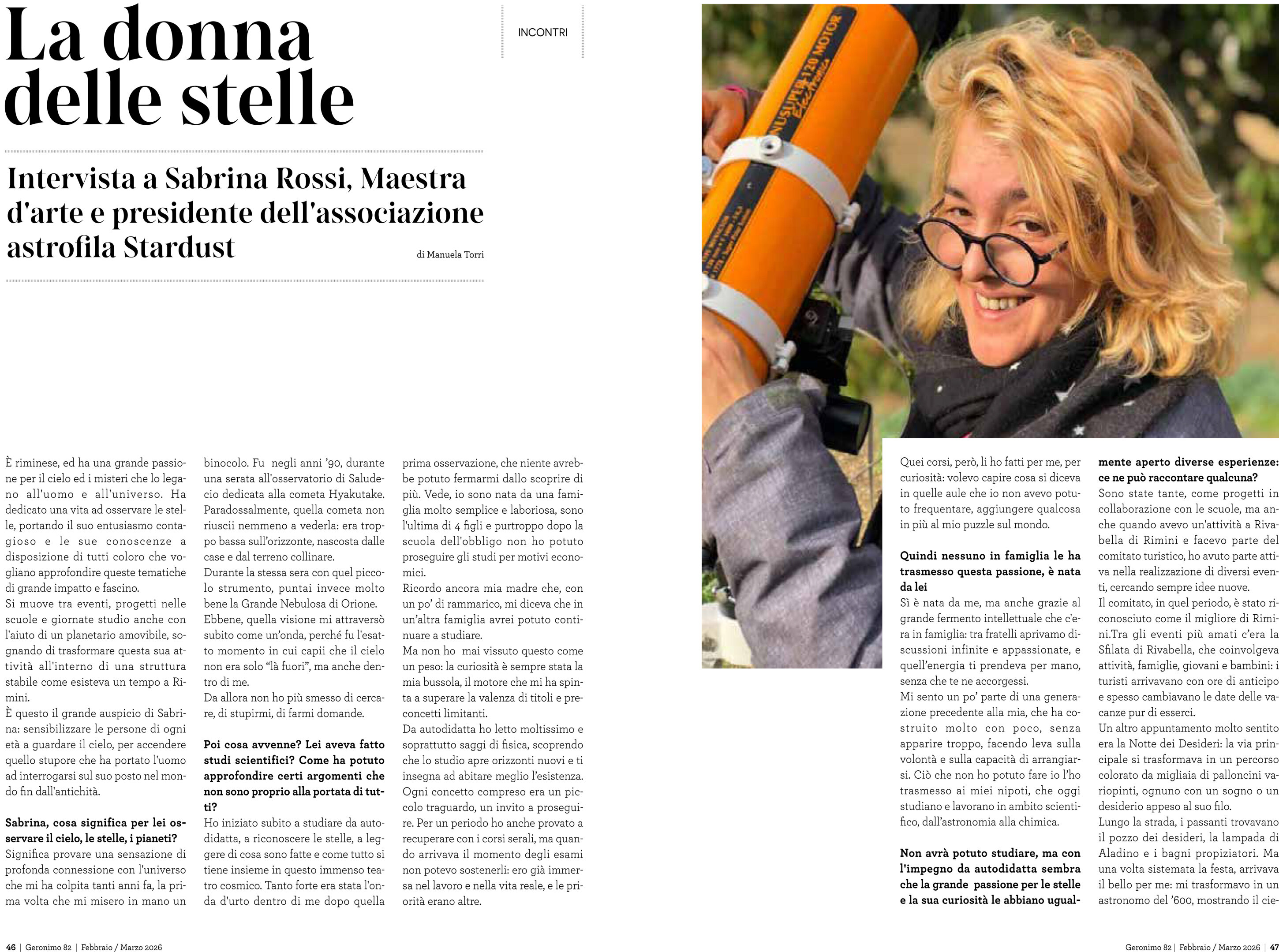 Siamo polvere di stelle: la mia intervista su StarDust e la meraviglia del cielo