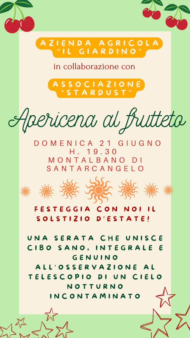 Solstizio d’Estate al Frutteto