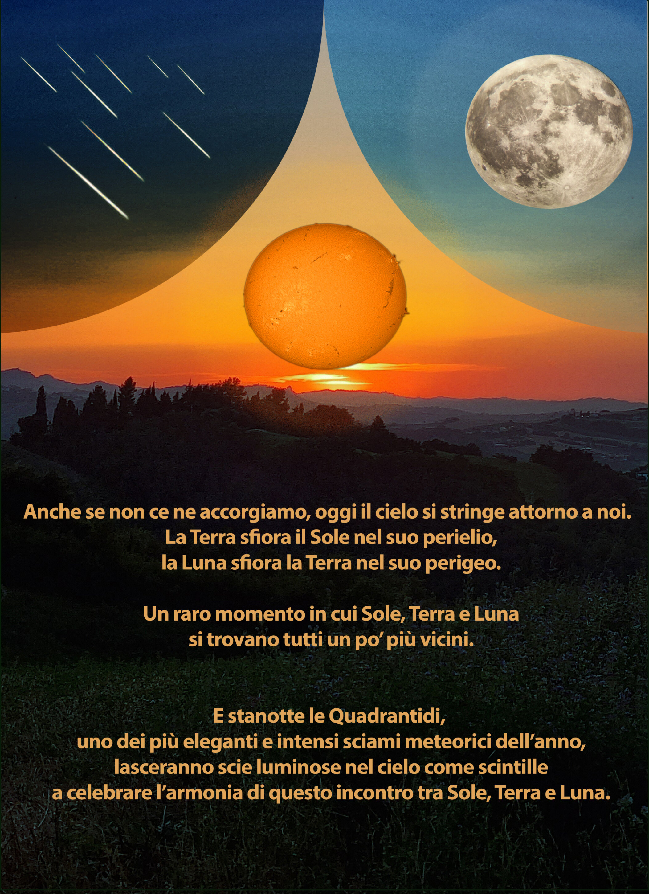 Perielio, Perigeo e Quadrantidi: la coincidenza di inizio anno