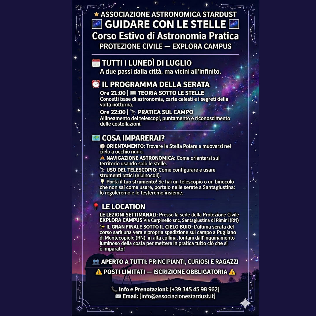 GUIDARE CON LE STELLE
