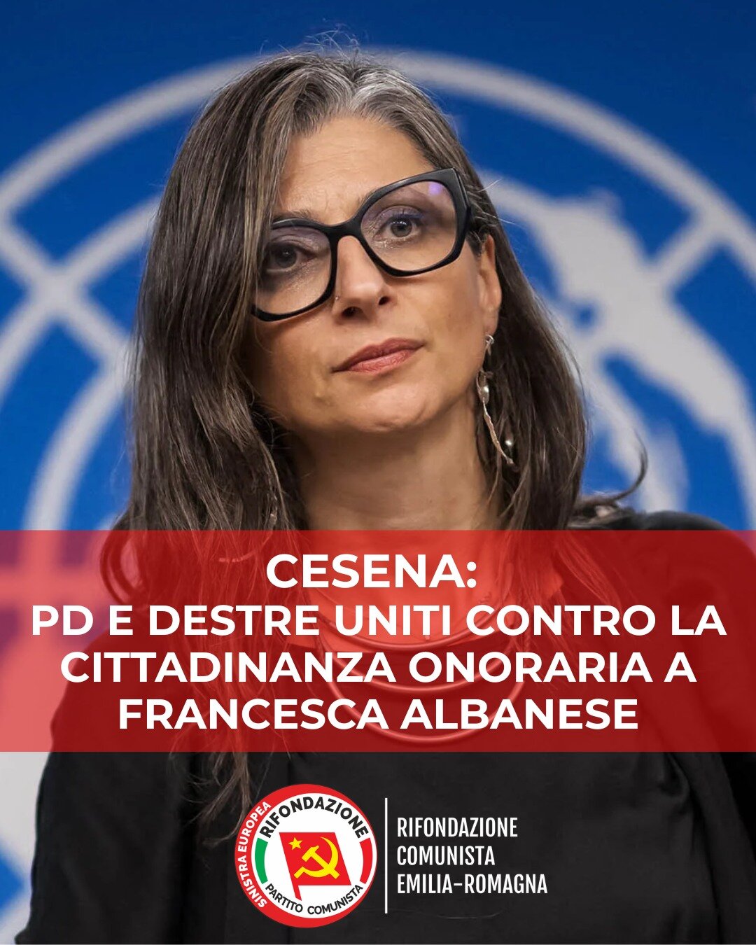 A CESENA PD E DESTRA UNITI CONTRO LA CITTADINANZA ONORARIA A FRANCESCA ALBANESE