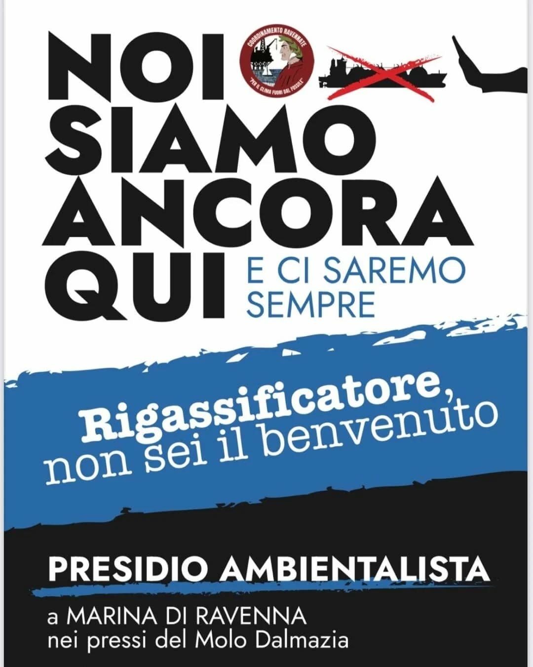 PRESIDIO CONTRO IL RIGASSIFICATORE DI RAVENNA