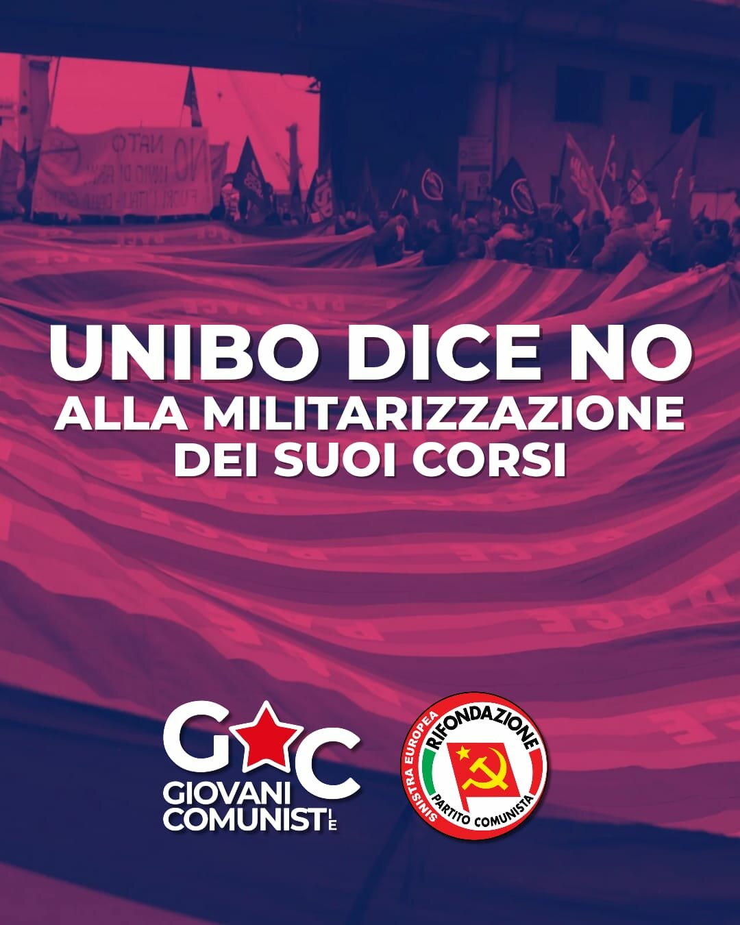 UNIBO DICE NO ALLA MILITARIZZAZIONE DEI SUOI CORSI
