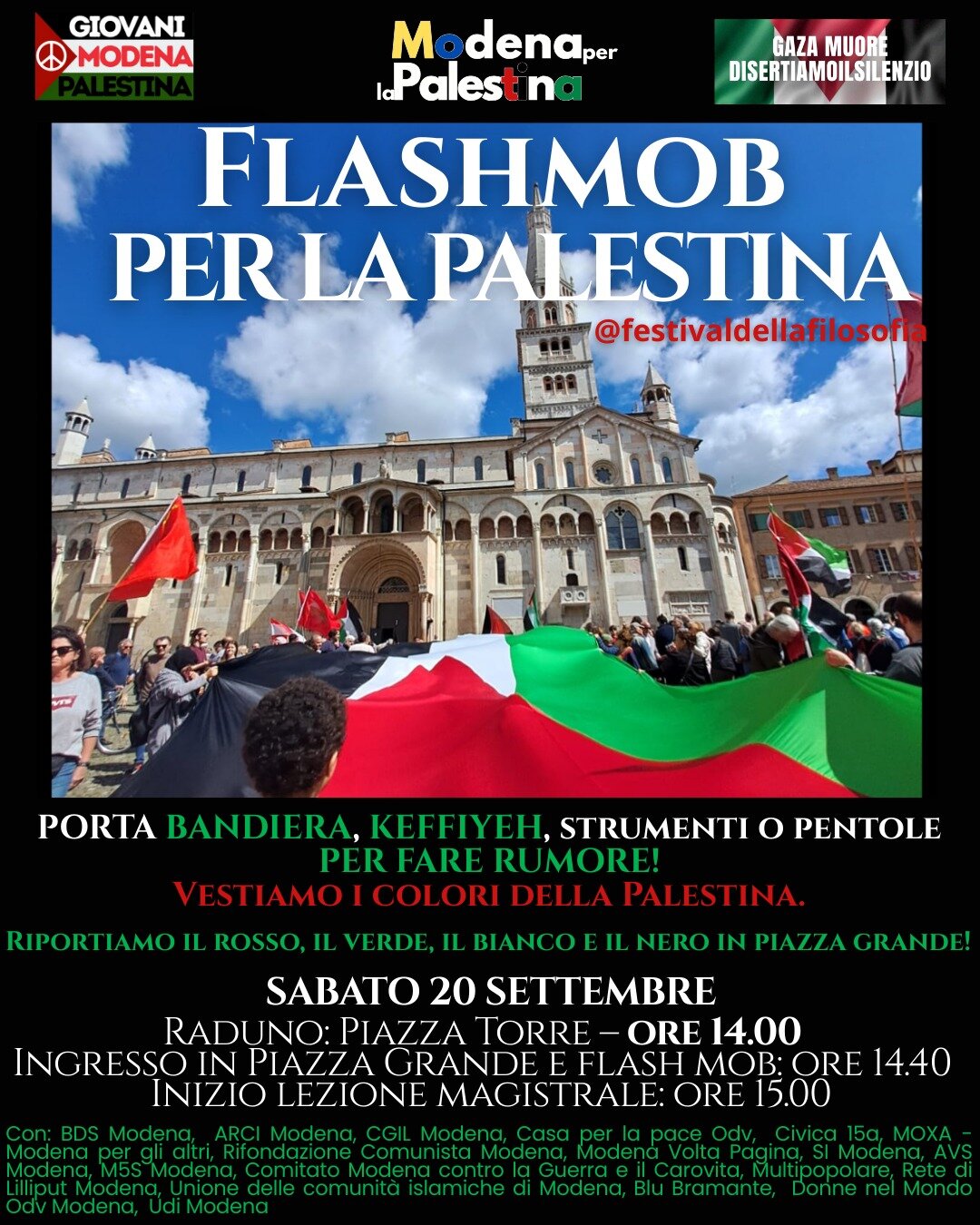 FLASHMOB PER LA PALESTINA