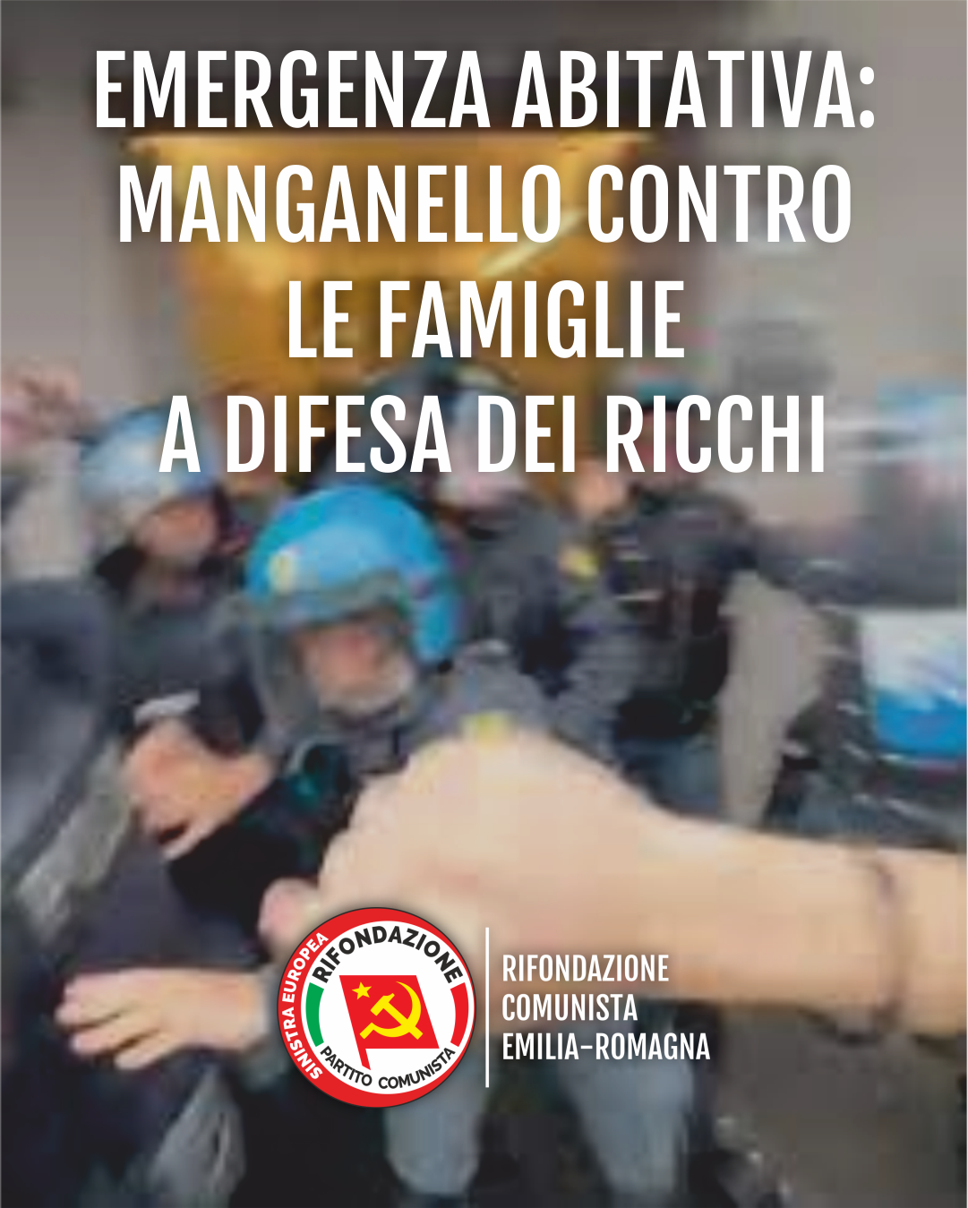 BOLOGNA: UNO SFRATTO VIOLENTO CHE RACCONTA UNA REGIONE IN CRISI ABITATIVA