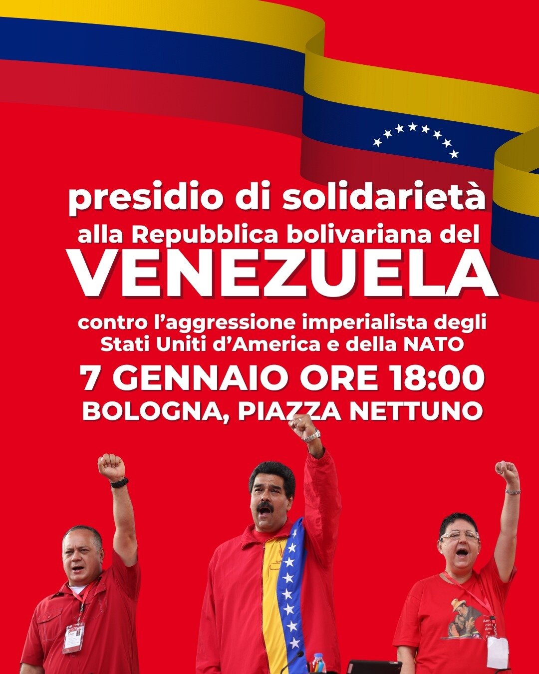 NO ALL&rsquo;AGGRESSIONE DI TRUMP AL VENEZUELA
