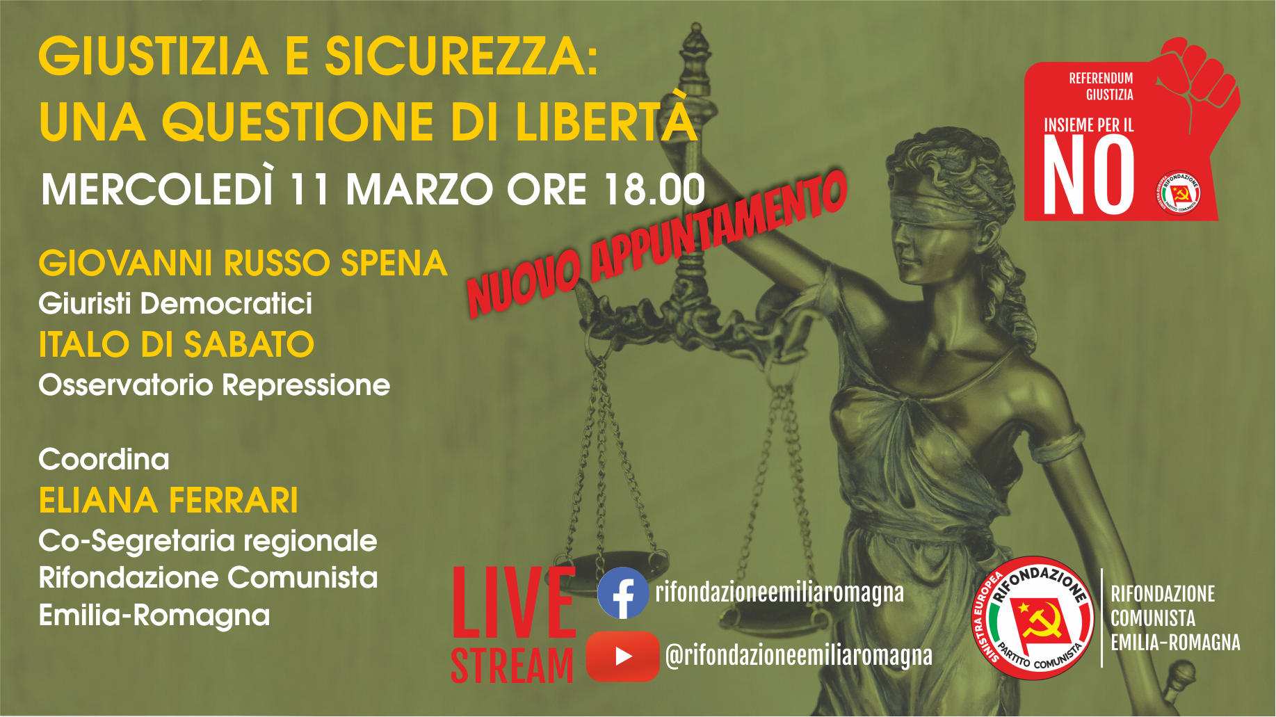 GIUSTIZIA E SICUREZZA:UNA QUESTIONE DI LIBERTA'