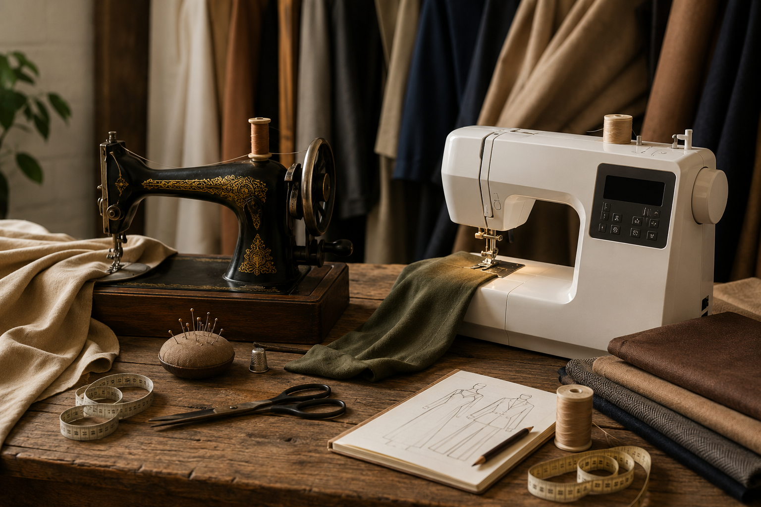Storia della sartoria italiana dall'ago e filo alle moderne macchine da cucire