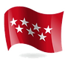 bandera de la comunidad de Madrid