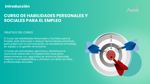 objetivo del curso habilidades sociales y personales para el empleo