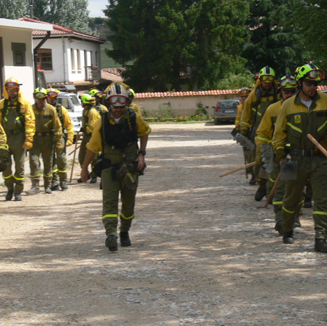 bomberos foretales de TRAGSA Soria bomberos foretales de TRAGSA Soria