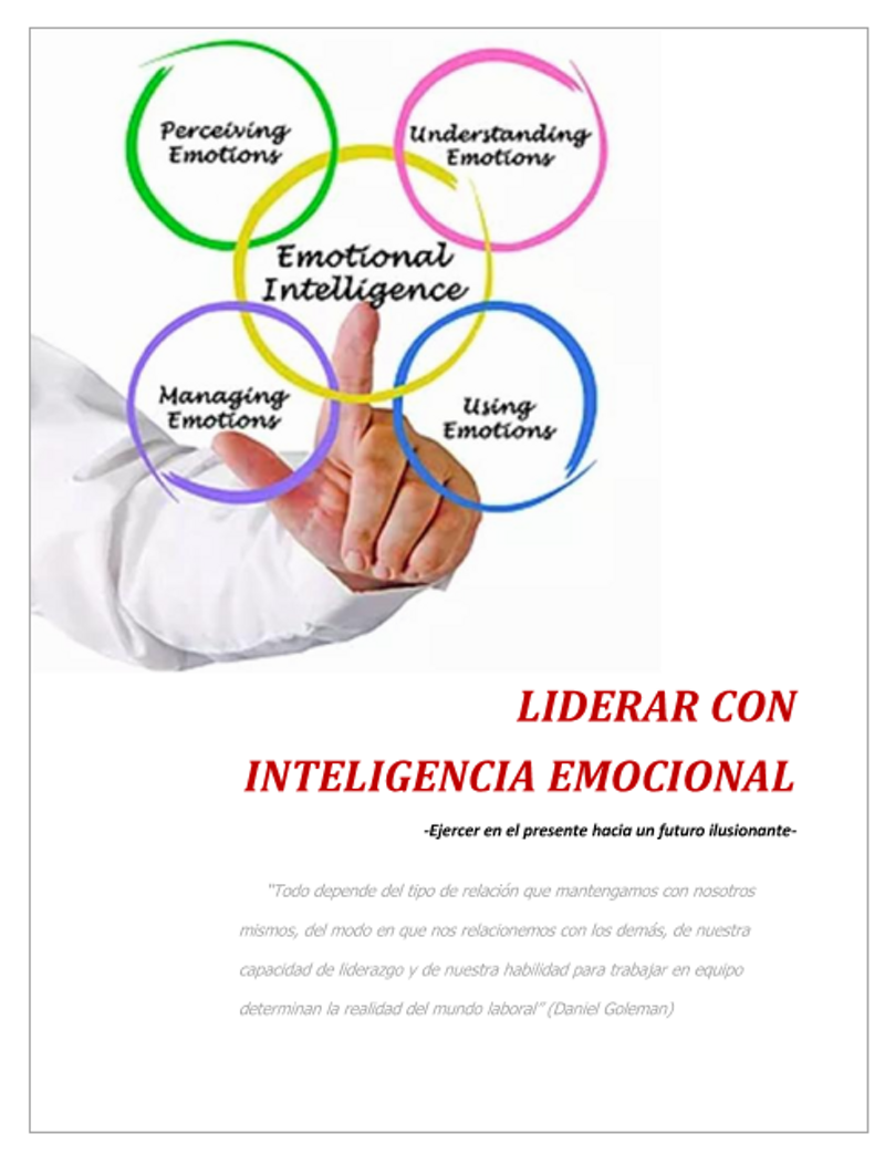 portada del manual Liderar con inteligencia emocional