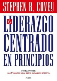 portada del libro El liderazgo centrado en principios - Covey