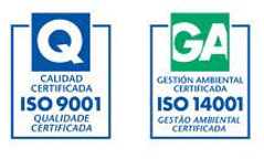 logos de ISO 9001 y 14001