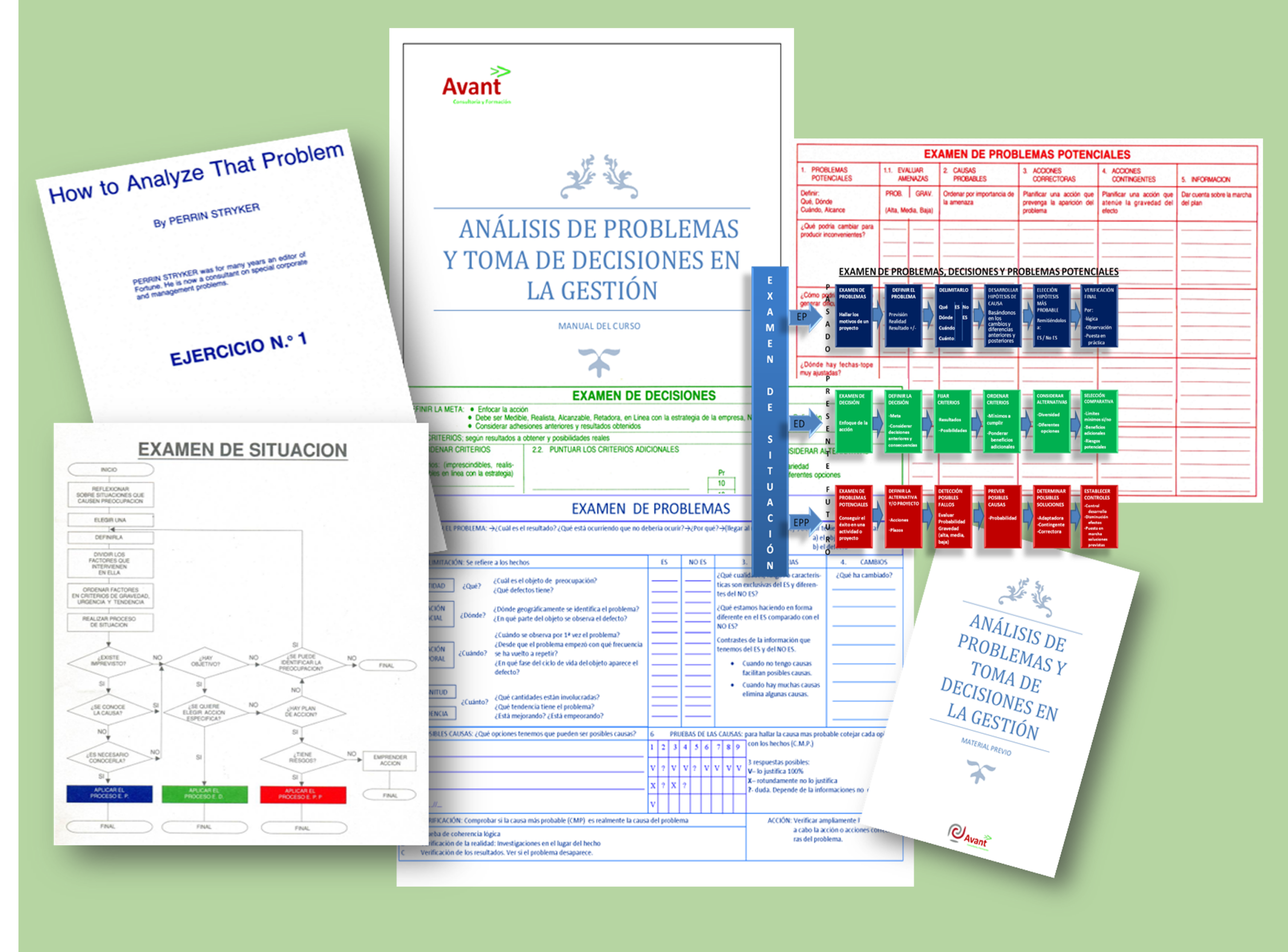collage de documentos del curso Examen de problemas y toma de decisiones