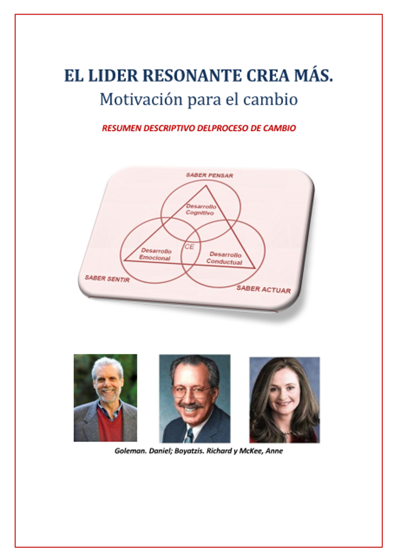 portada del manual El lider resonante
