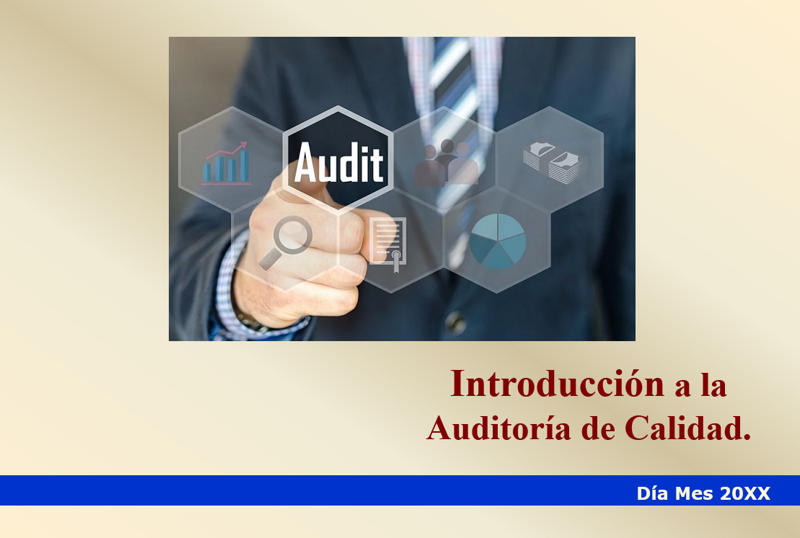 gráfico que dice introducción a la auditoría de calidad
