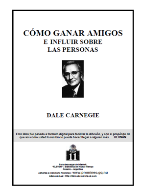 Portada del libro de Dale Carnegie