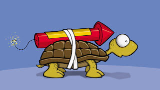 motivacion_tortuga.jpeg dibujo de una tortuga con un cohete en su caparazón - motivación