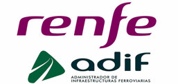 Logos de Renfe y Adif