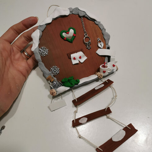 porta magica natalizia degli elfi