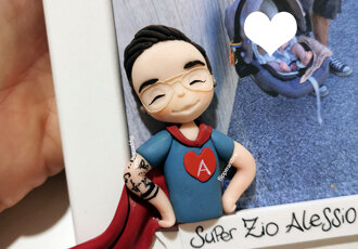 ritratto personalizzato cartoon zio flipperandme