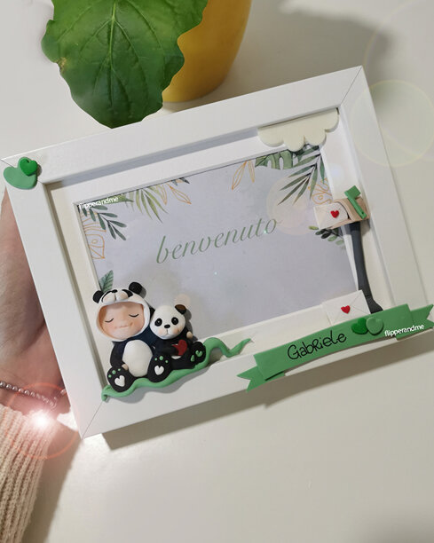 cornice nascita panda cornice nascita panda