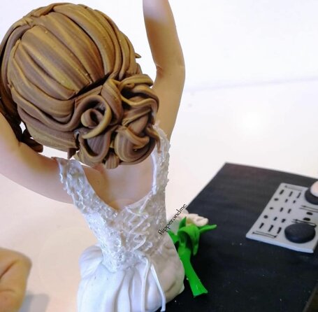 dettagli retro abito da sposa