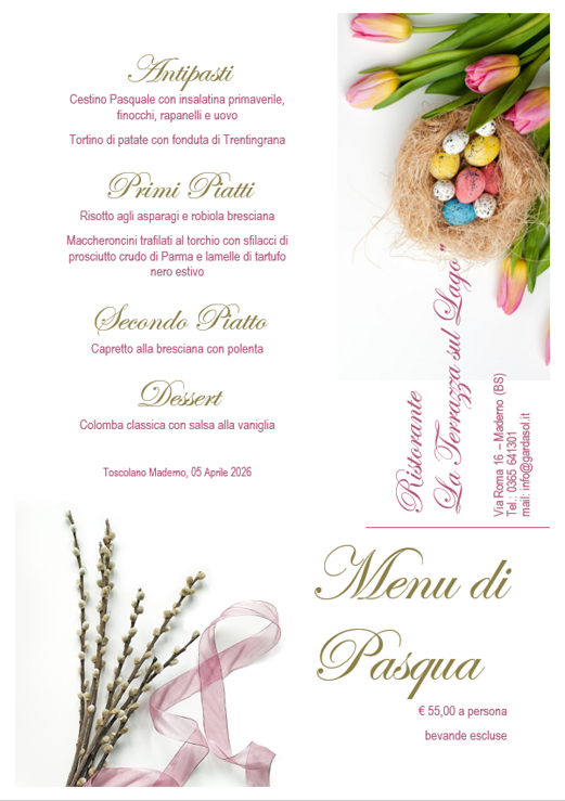 Menu di Pasqua