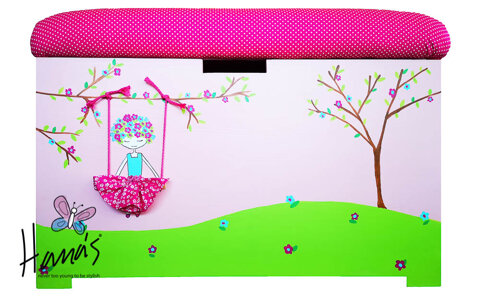 toybox, chest, cushion, chest, girl, little girl, kids, swing toybox, chest, cushion, chest, girl, little girl, kids, swing