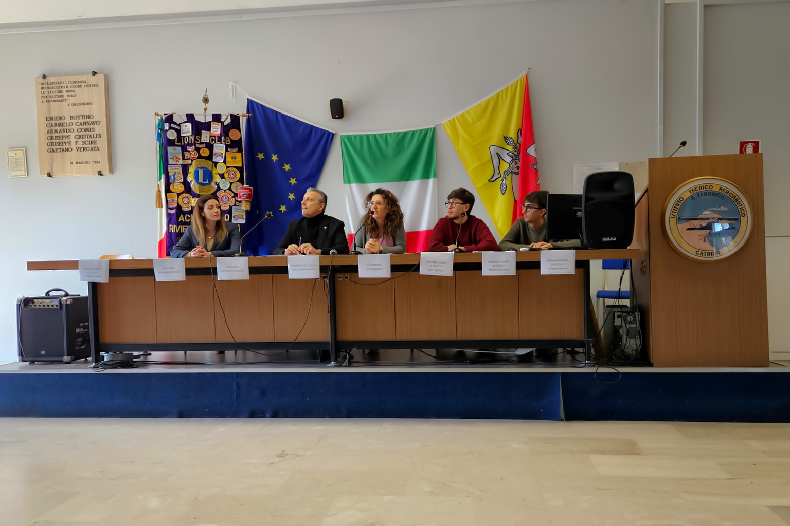 Oltre gli Specchi: a Catania il Lions Club traccia la rotta del rispetto all’Istituto Ferrarin