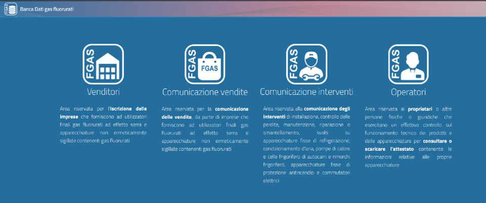 servizio comunicazione interventi Banca dati FGAS; aiuto