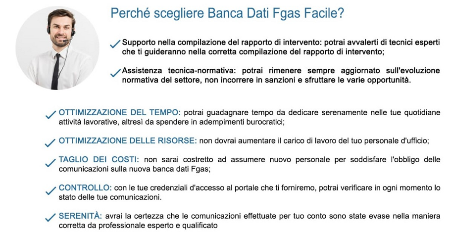 I Vantaggi di Banca dati Fgas Facile?