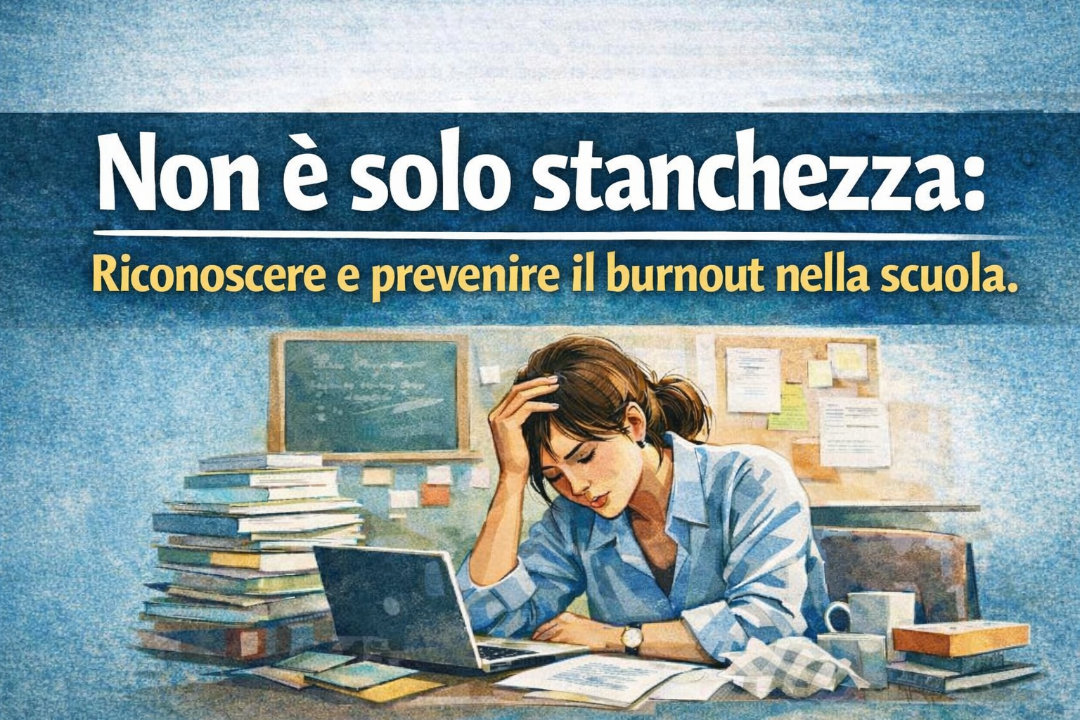 Non è solo stanchezza: riconoscere e prevenire il burnout nella scuola