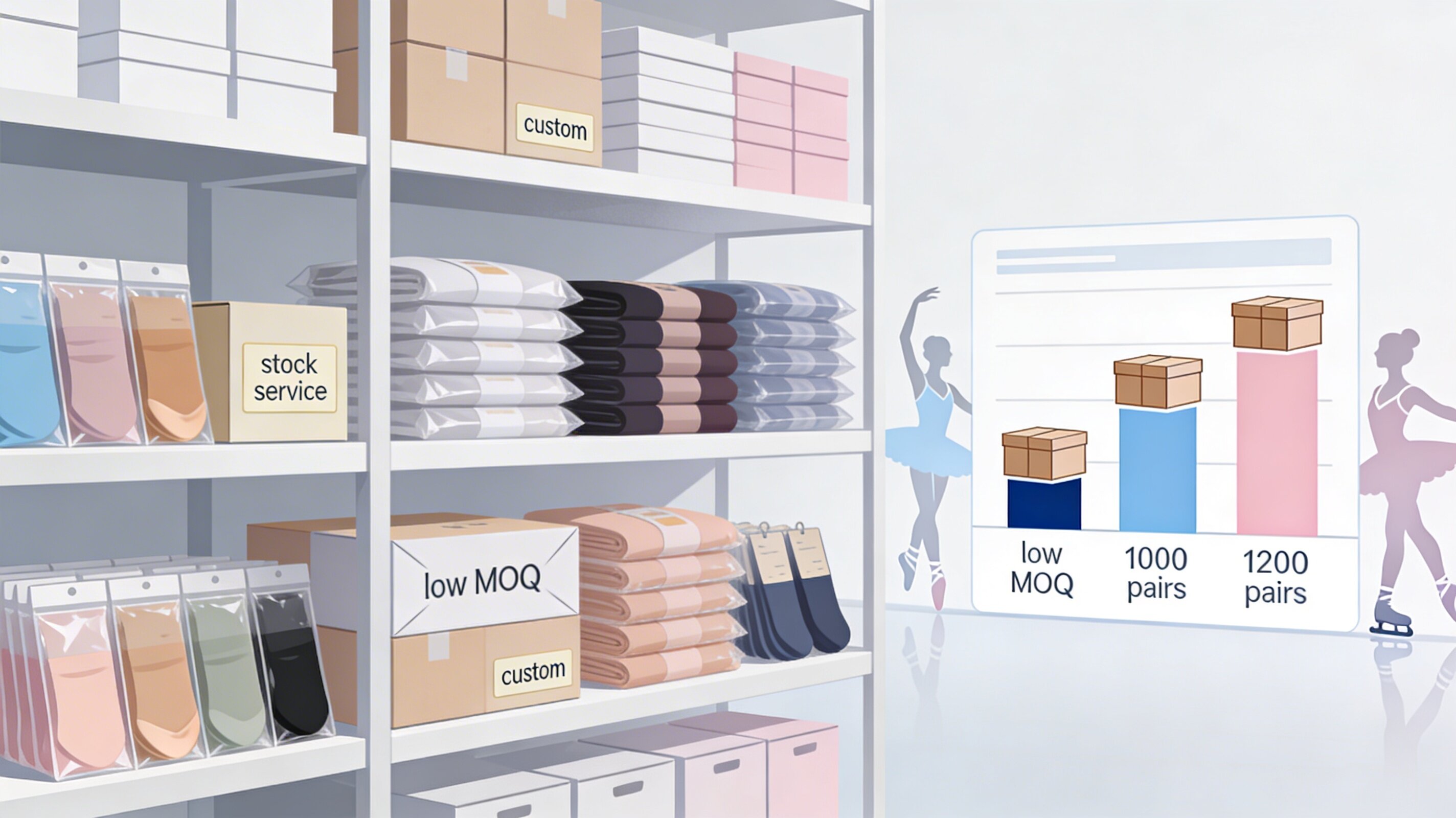 Quantità minima d’ordine per collant da danza personalizzati: guida rapida per chi acquista Quantità minima d’ordine per collant da danza personalizzati: guida rapida per chi acquista