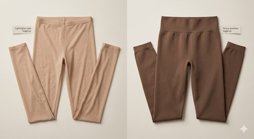 Legging leggeri tipo collant vs legging pesanti seamless: cosa cambia davvero per la danza Legging leggeri tipo collant vs legging pesanti seamless: cosa cambia davvero per la danza