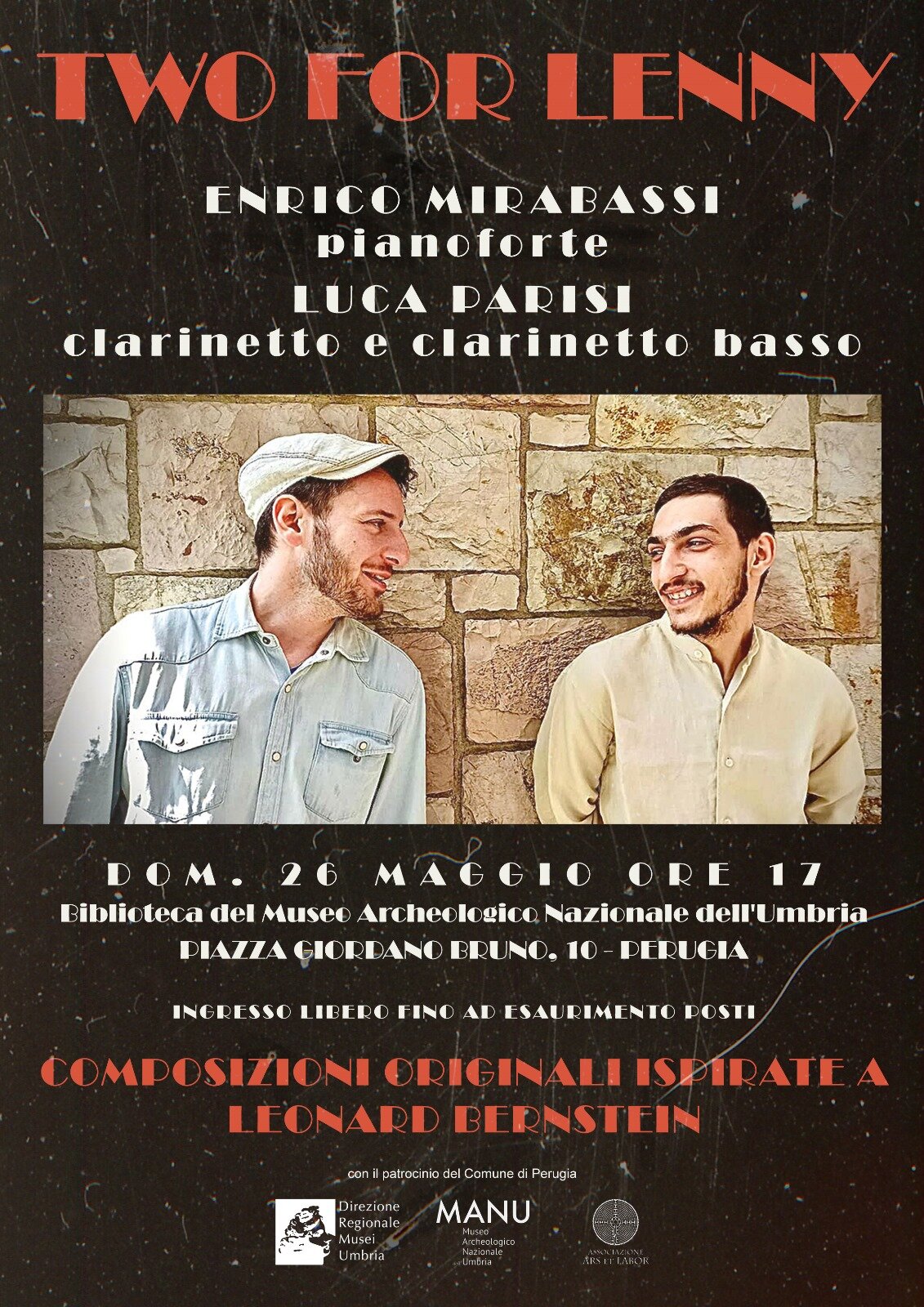 Two for Lenny - Concerto ospitato al M.A.N.U.