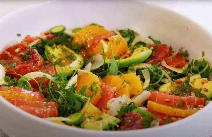 Insalata fresca di Agrumi e Avocado