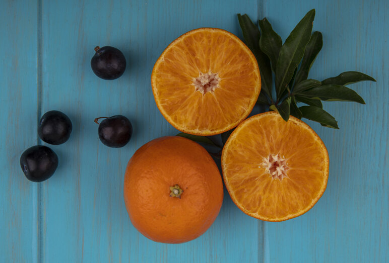 top-view-orange-slices-with-cherry-plum-turquoise-background.jpeg