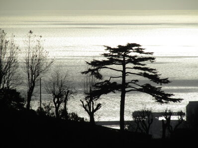 vista suggestiva sul mare dalla locanda del bricco