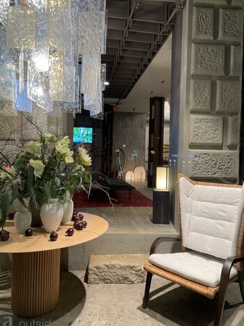 Enea Outside In retail store setup Winter/ autumn by Chiara Butti Studio