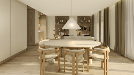 Interior design concept Living Room Milano