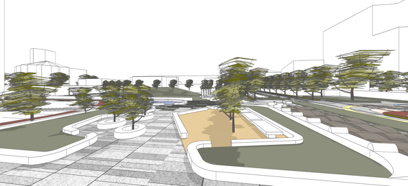 Tactic urbanism concept elaboration Milano city