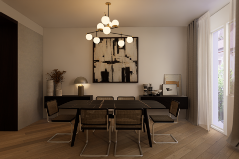 Milanese living room renovation by chiara butti studio