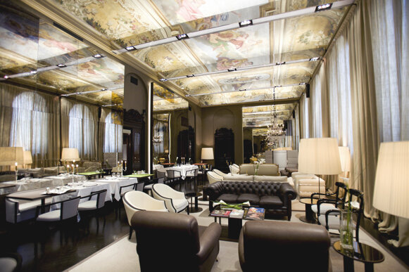 Concept interior design for luxury hotel majestic rome