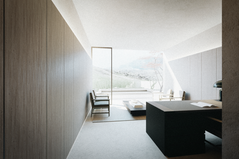 Minimal design for a private villa in Lugano by chiara butti studio