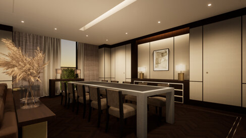 Shangri-la apartment design concept saudi arabia